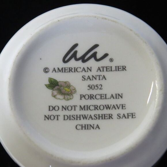 𝅺american Atelier Santa 5052 Porcelain Coffee Mug - Picture 5 of 5